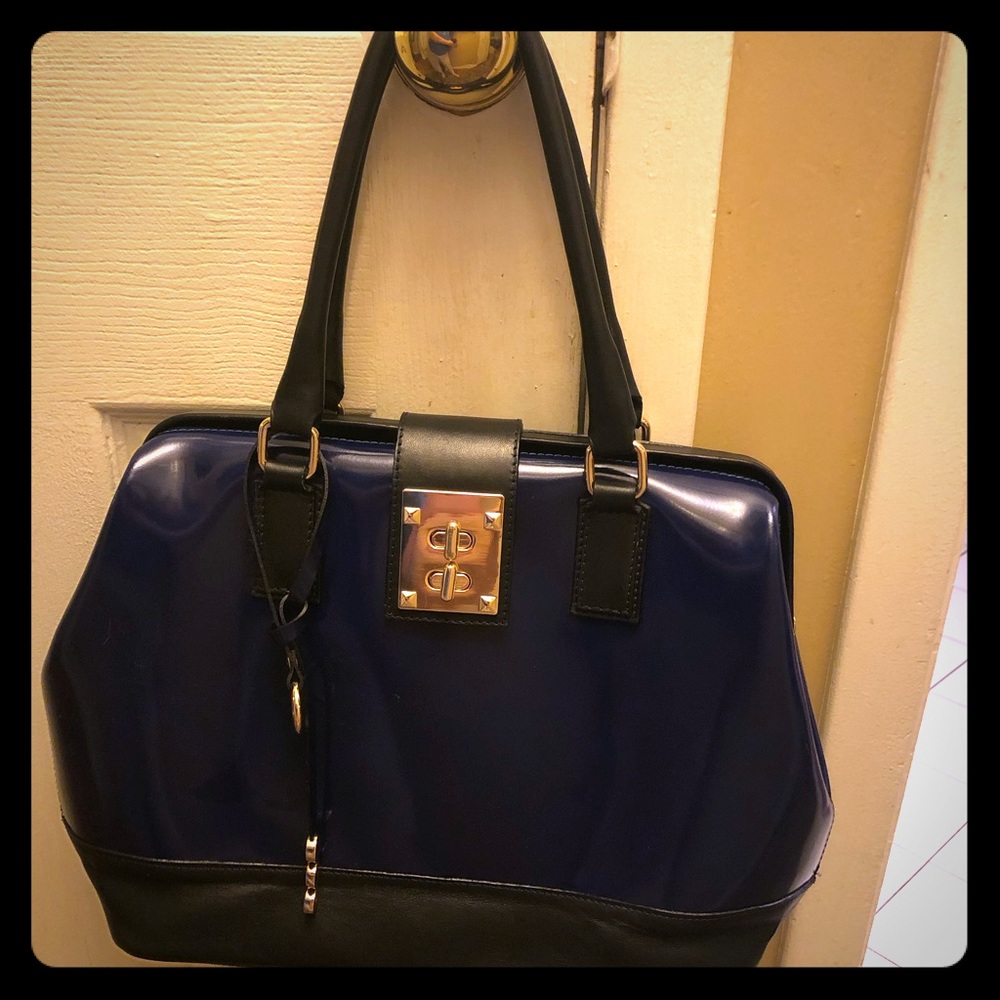 Asia Bellucci glossy satchel